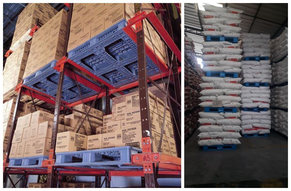 hdpe racking 6 runners pallet