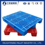 HDPE eller PP en-faced plast euro pall för rack