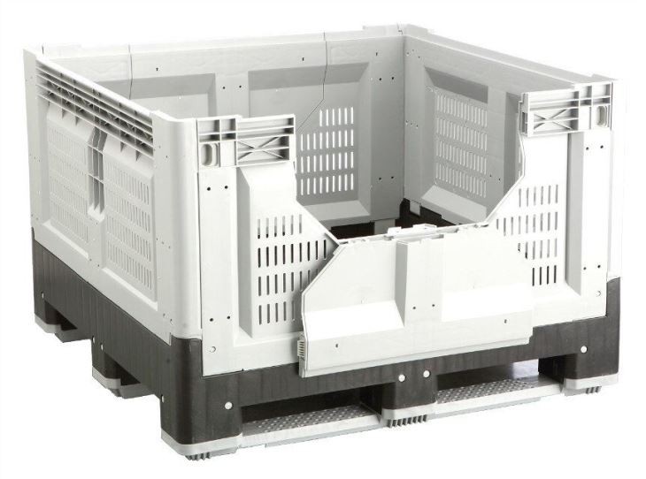 Mega lådor hopfällbara pallkorgar för frukt och grönsaker