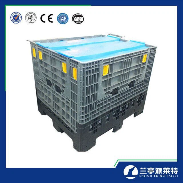Folding Plastic Storage Bins with Lid