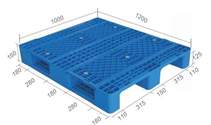 1200x1000mm ASRS Open Deck Rackable Pallet