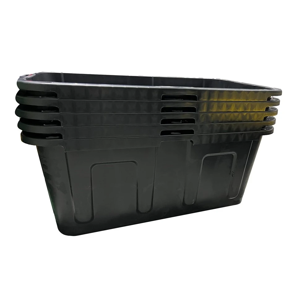 Tough Storage Tote in Black And Yellow